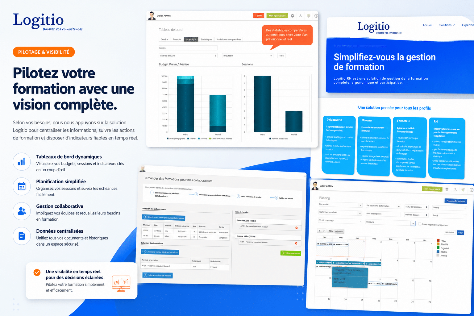 Pilotage formation Logitio